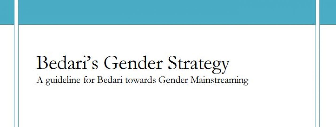 Bedari gender policy